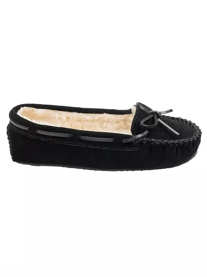 Женские тапочки Cally Wide Minnetonka — изображение 2 из 5, черный