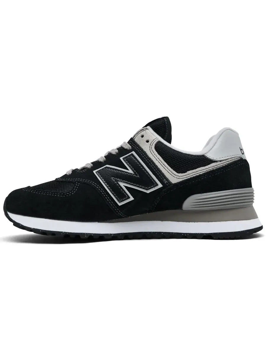 Женские повседневные кроссовки 574 Core от Finish Line New Balance — изображение 4 из 6, черный
