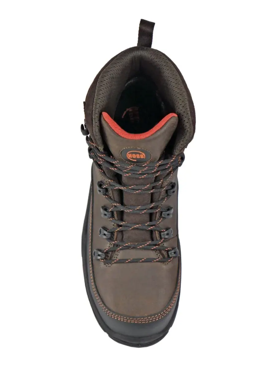 Мужские водонепроницаемые рабочие ботинки Traverse с композитным носком Hoss Boot Company — изображение 6 из 6, коричневый