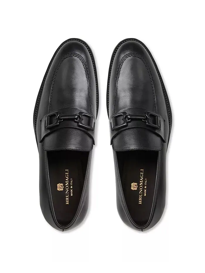Мужские туфли Corrado Dress Loafer Bruno Magli — изображение 4 из 5, черный