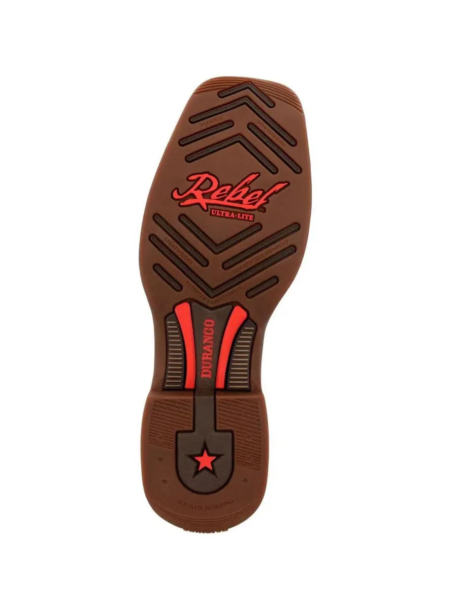 Мужские ковбойские сапоги Rebel Ultra-Lite Durango — изображение 3 из 7, коричневый