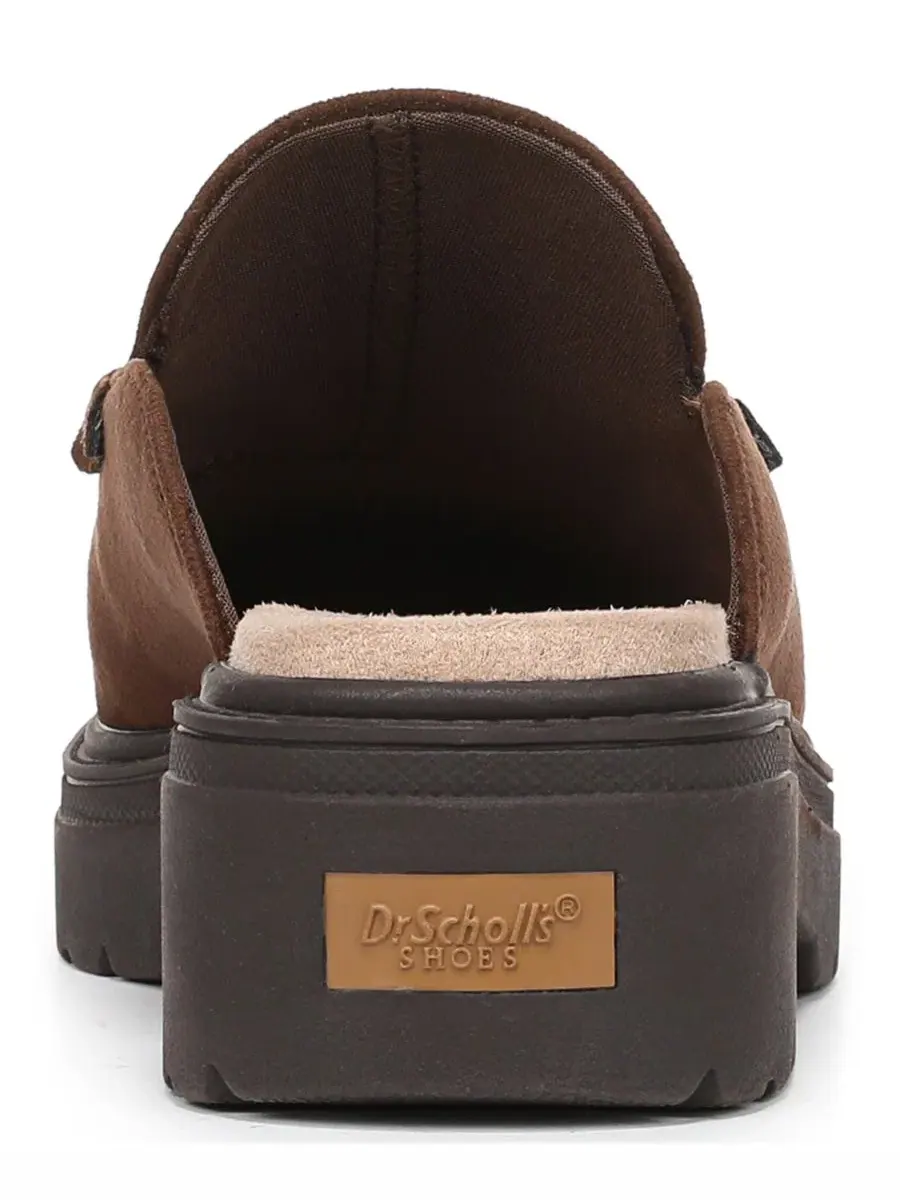 Женские мюли-клоги на блок-каблуке Bring It Dr. Scholl's — изображение 3 из 5, коричневый