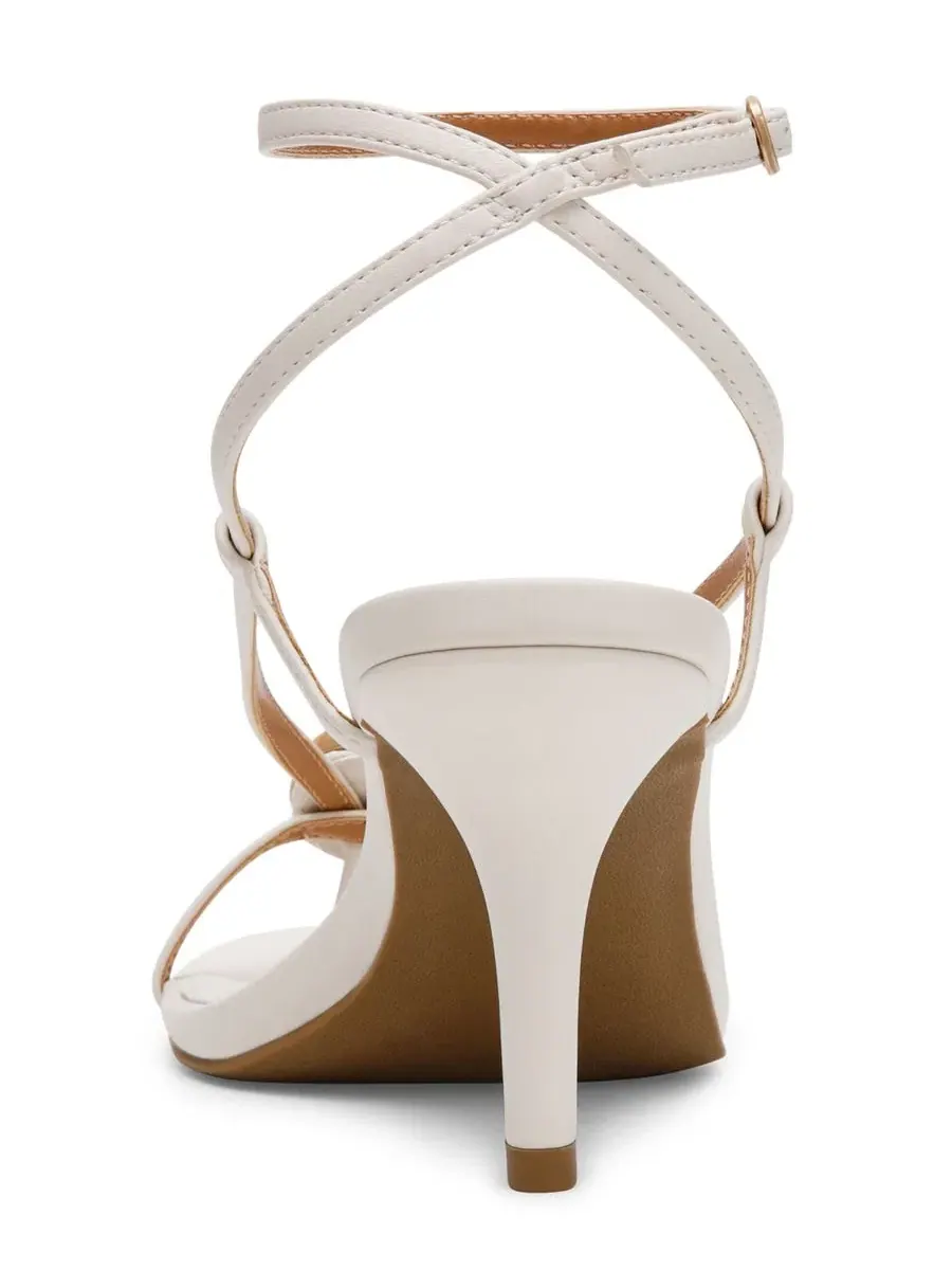 Босоножки на каблуке с регулируемым ремешком Cella Embellished Dress Sandals DV Dolce Vita — изображение 3 из 5, белый