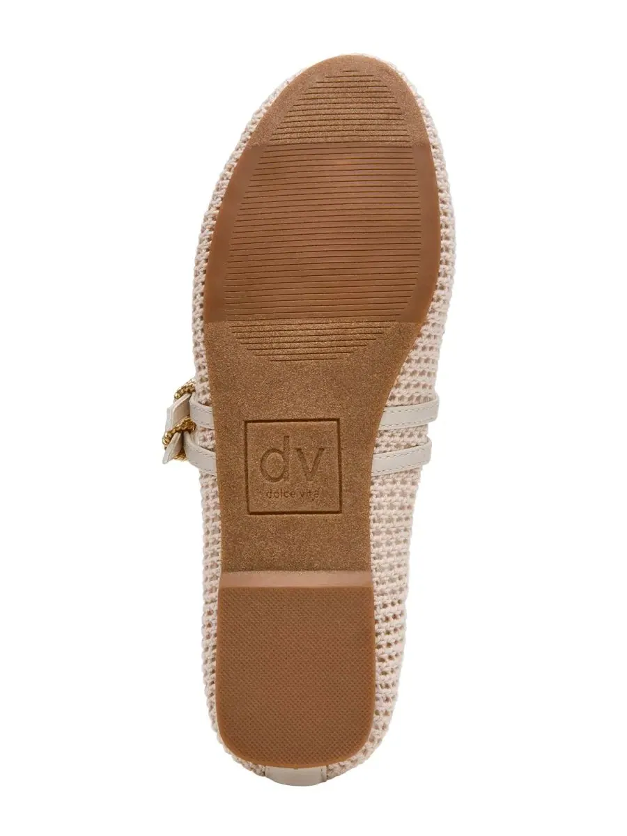 Женские балетки Lespina Knitted Mary Jane Flats DV Dolce Vita — изображение 5 из 5, белый