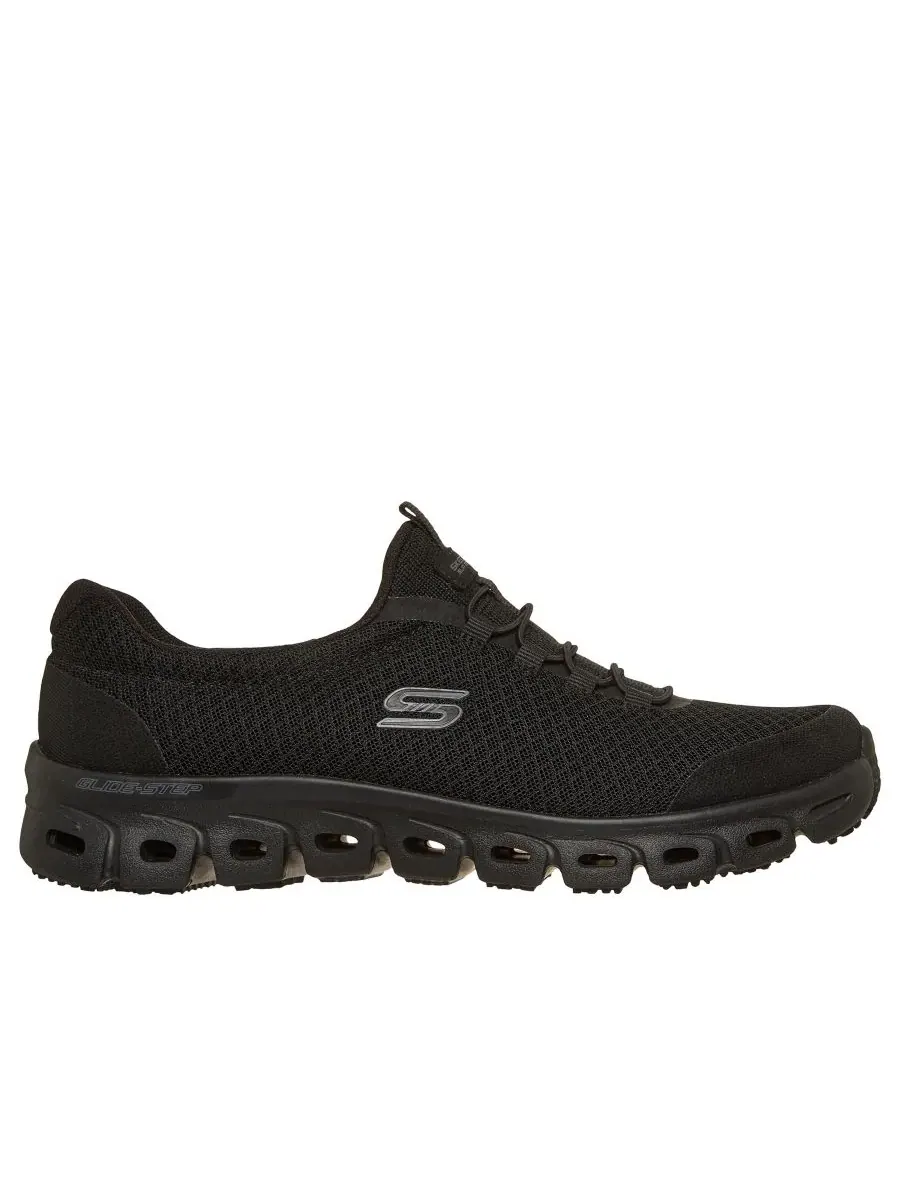 Женские рабочие кроссовки с противоскользящим покрытием Glide-Step от Finish Line Skechers — изображение 2 из 6, черный