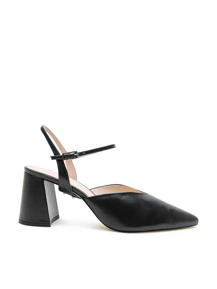 Женские черные тапочки Amal Customizable V Mule Alterre — черный