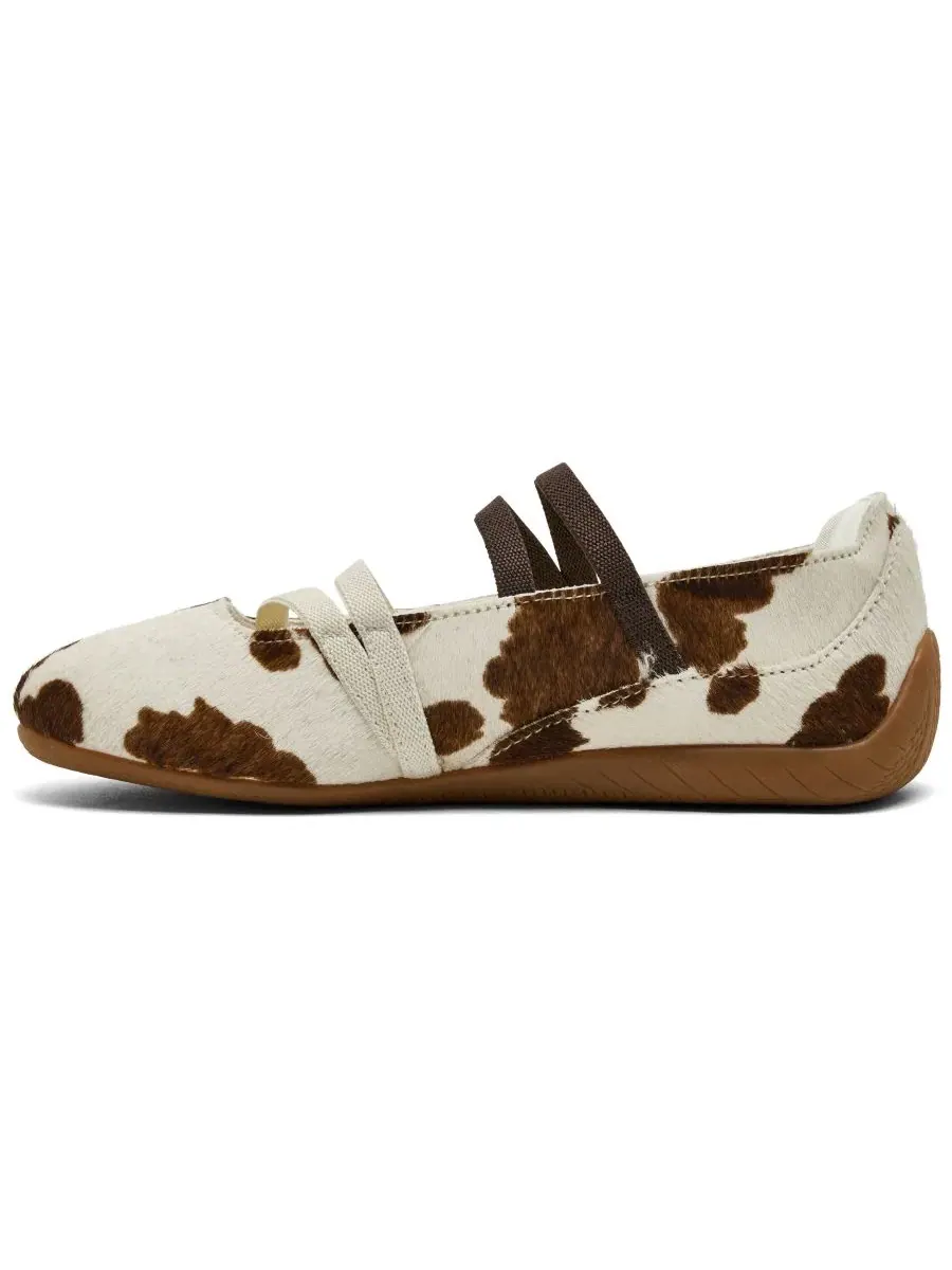 Балетки PUMA Speedcat Cow Print с принтом коровы Puma — изображение 3 из 6, белый