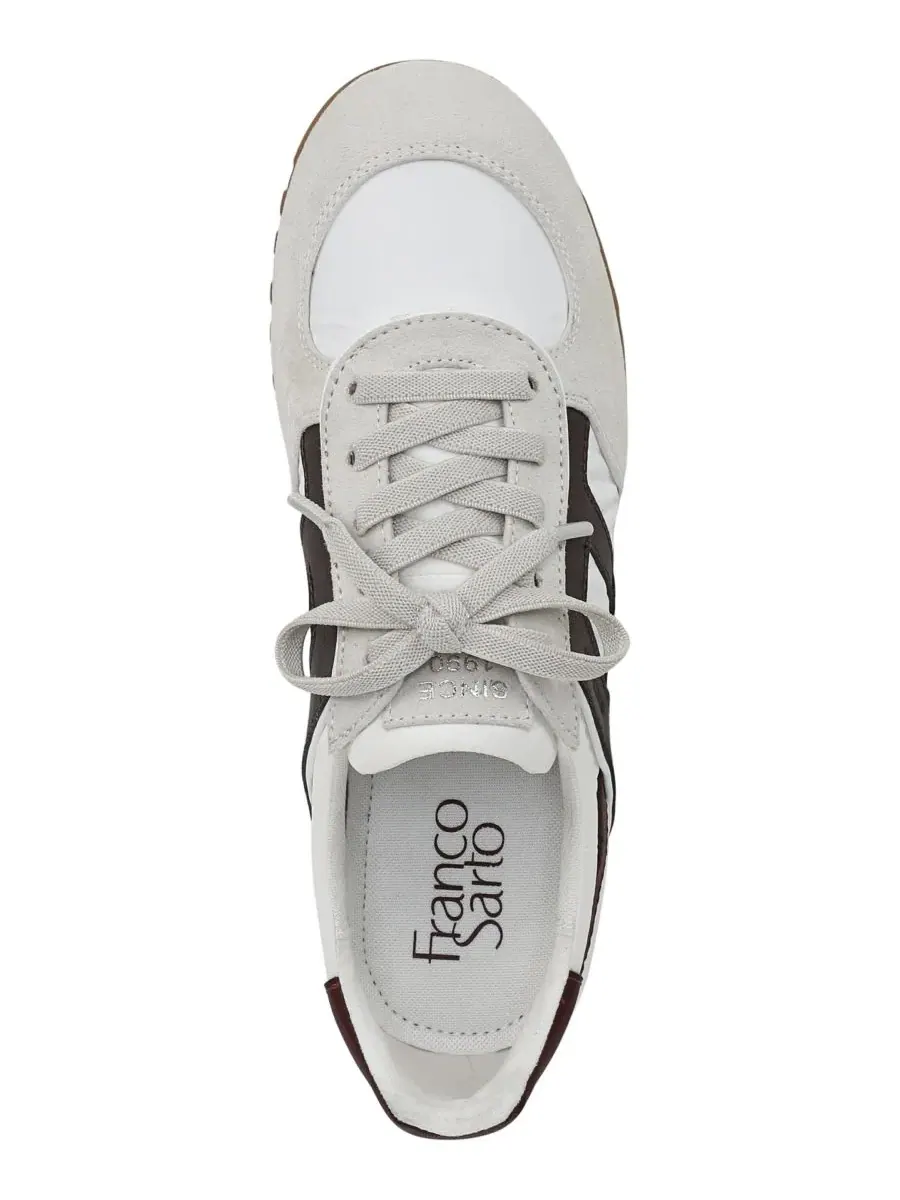 Кроссовки на шнуровке Raquel Lace-Up Franco Sarto — изображение 4 из 5, белый/черный