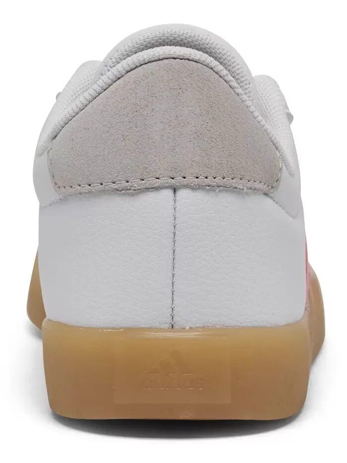 Повседневные кроссовки Little Girls VL Court 3.0 от Finish Line Adidas — изображение 4 из 6, белый/розовый