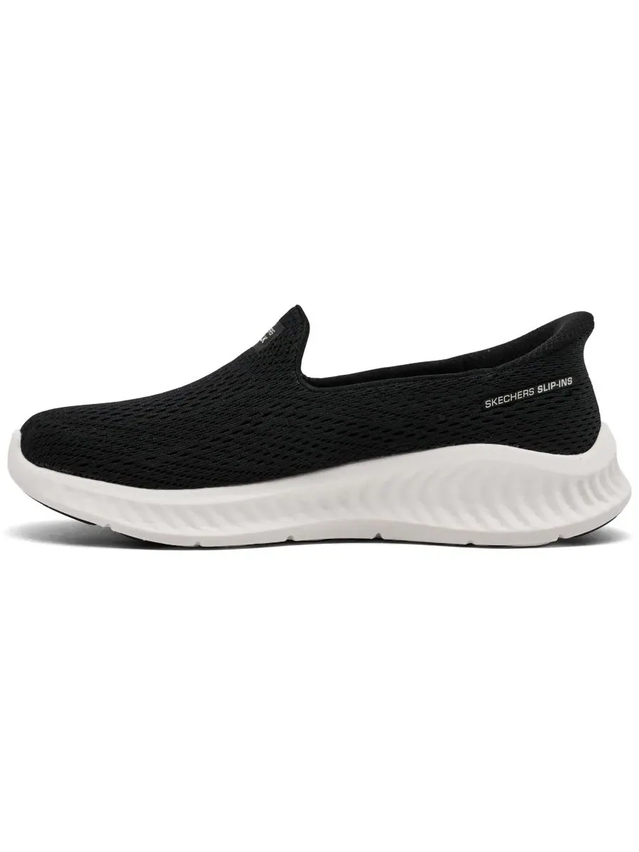 Женские кроссовки для ходьбы Slip-Ins GO WALK Now - Ivy Skechers — изображение 3 из 6, черный белый