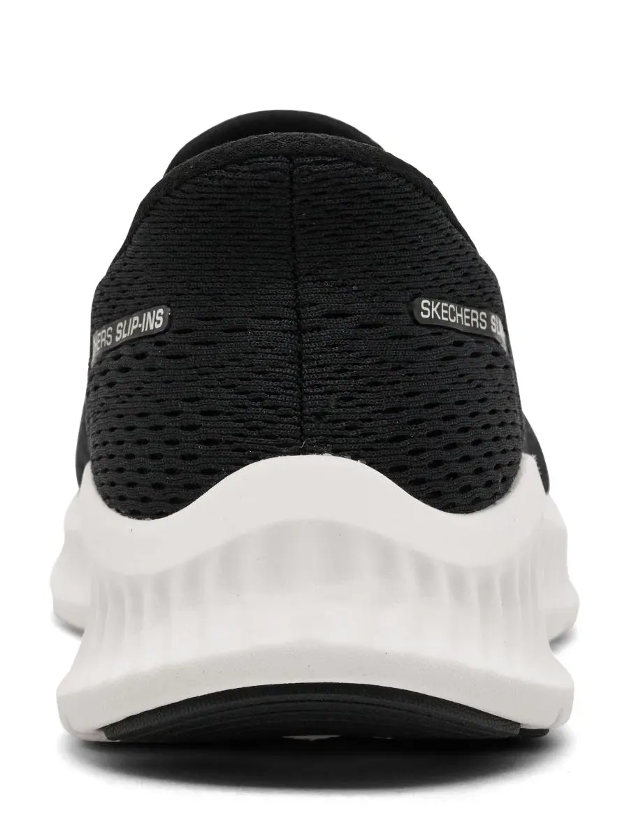 Женские кроссовки для ходьбы Slip-Ins GO WALK Now - Ivy Skechers — изображение 4 из 6, черный белый