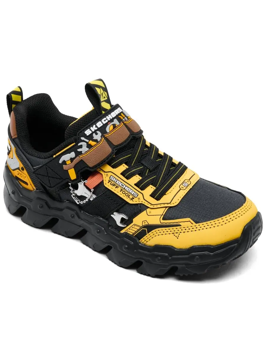 Детские повседневные кроссовки Mega-Flex Lite - Tuff Toolz с застежкой-ремешком от Finish Line