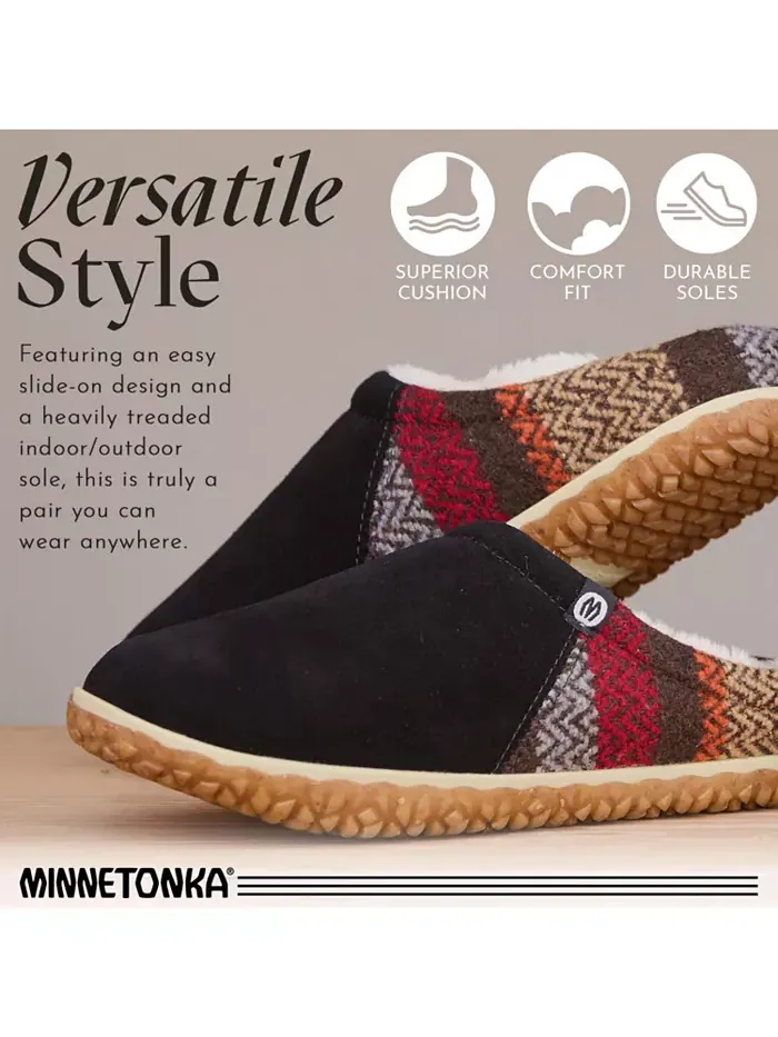 Тапочки-клоги Tahoe Minnetonka — изображение 4 из 6, черный мульти