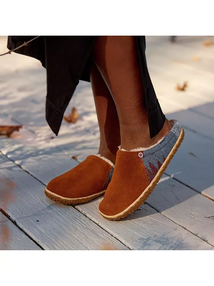 Тапочки-клоги Tahoe Minnetonka — изображение 4 из 4, коричневый мульти