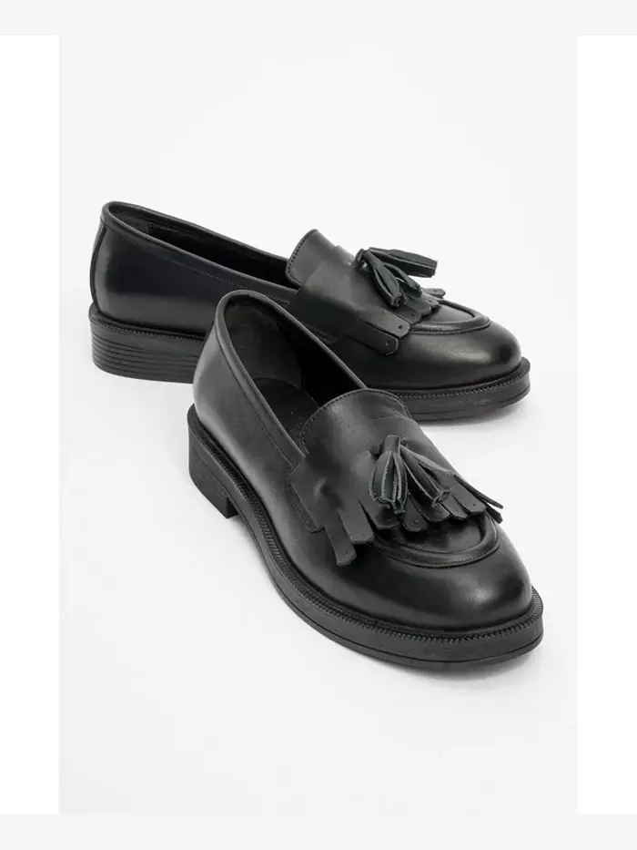 Милли Лоферы с кожаными кисточками Forever & Always Shoes