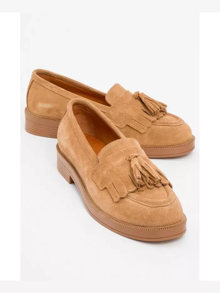 Милли Лоферы с кожаными кисточками Forever & Always Shoes