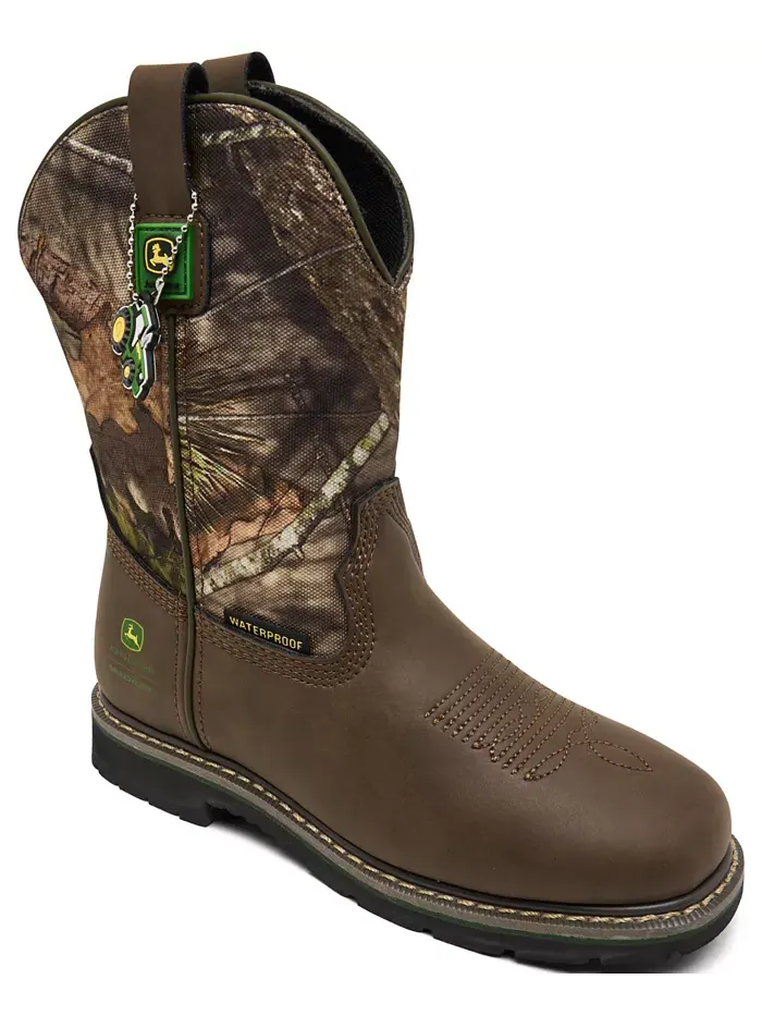 X John Deere Big Kids Rowood - водонепроницаемые ботинки Moss Canyon от Finish Line Skechers