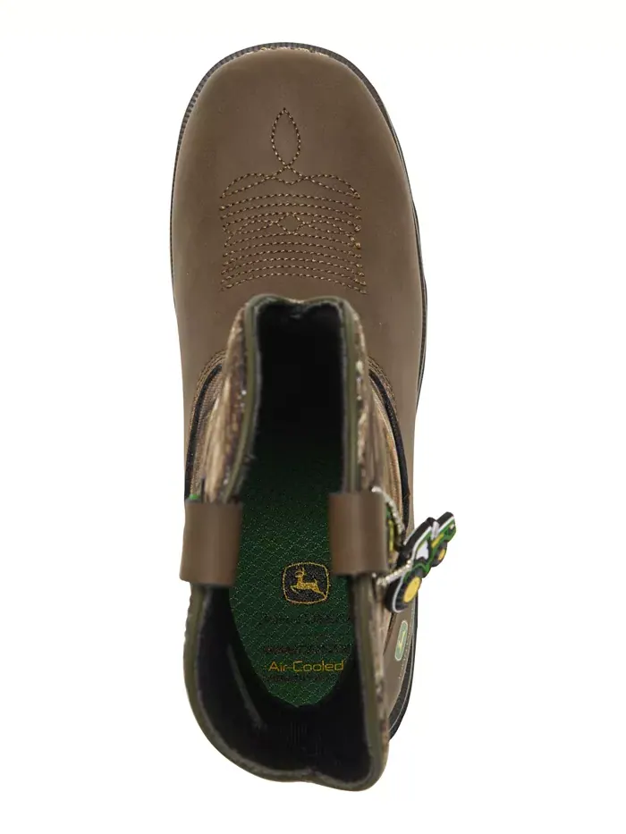 X John Deere Big Kids Rowood - водонепроницаемые ботинки Moss Canyon от Finish Line Skechers — изображение 3 из 6, коричневый