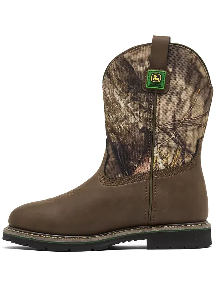 X John Deere Big Kids Rowood - водонепроницаемые ботинки Moss Canyon от Finish Line Skechers — изображение 5 из 6, коричневый