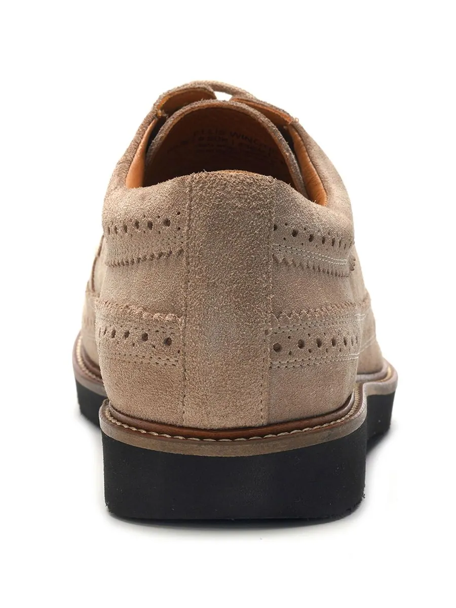 Мужские туфли Ellis Wingtip на шнуровке A Veer — изображение 3 из 6, бежевый