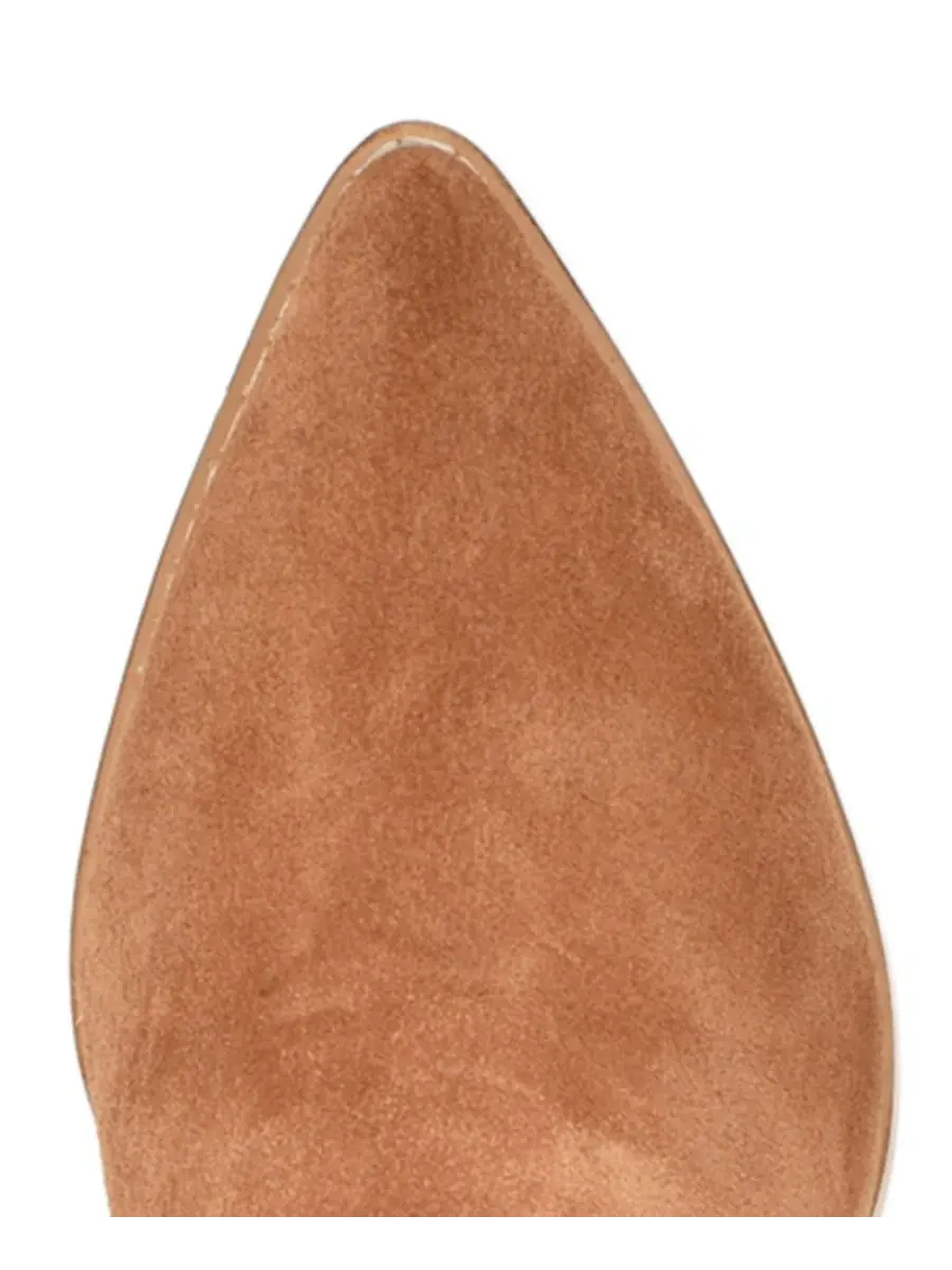 Ботинки высокие с декоративной строчкой Rosco Nine West, Dark Natural Suede — изображение 4 из 5
