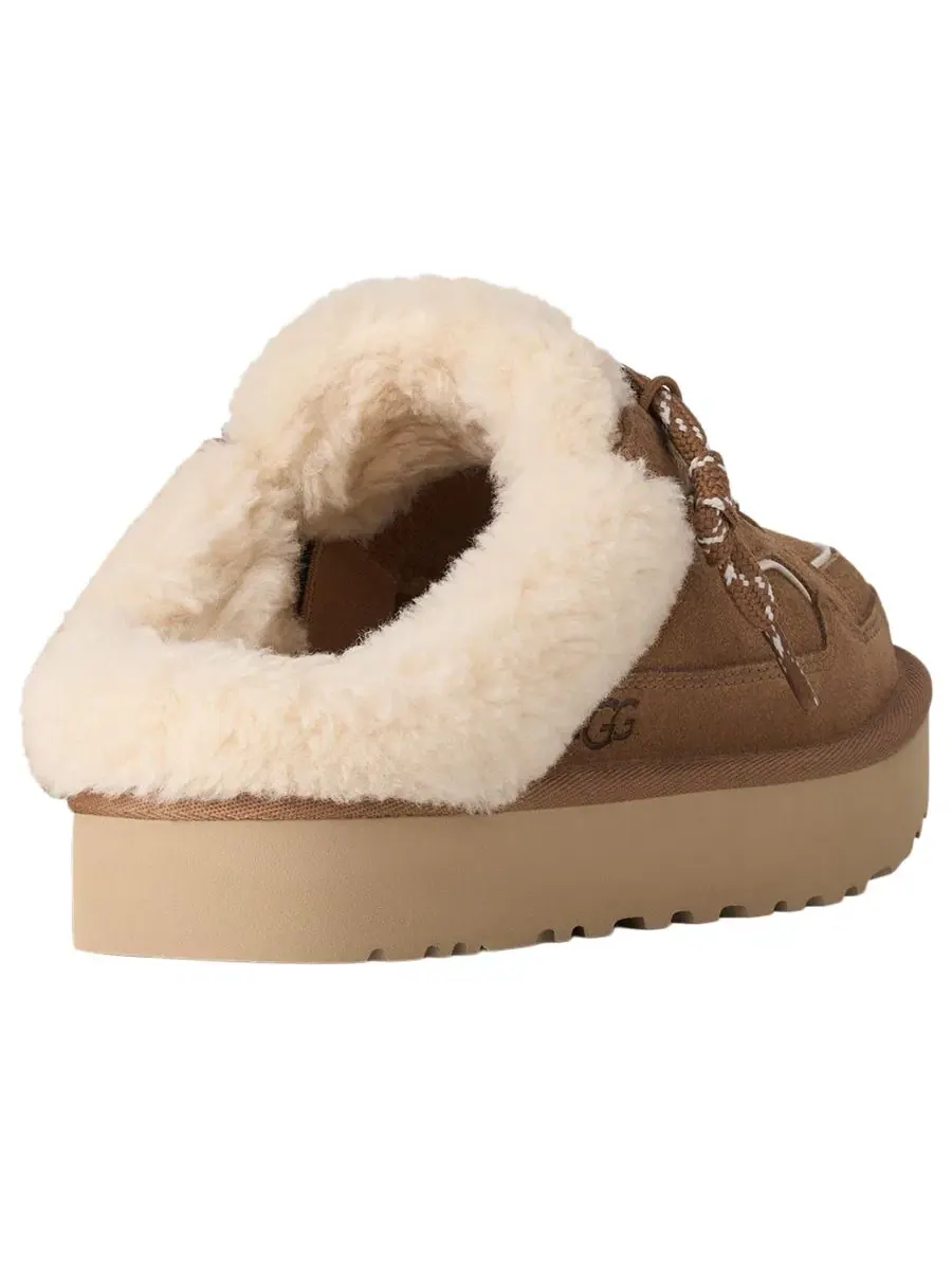 Мюли из замши с открытым носком Lowmel Mule UGG — изображение 3 из 8, орех