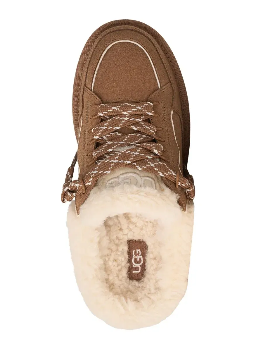 Мюли из замши с открытым носком Lowmel Mule UGG — изображение 4 из 8, орех