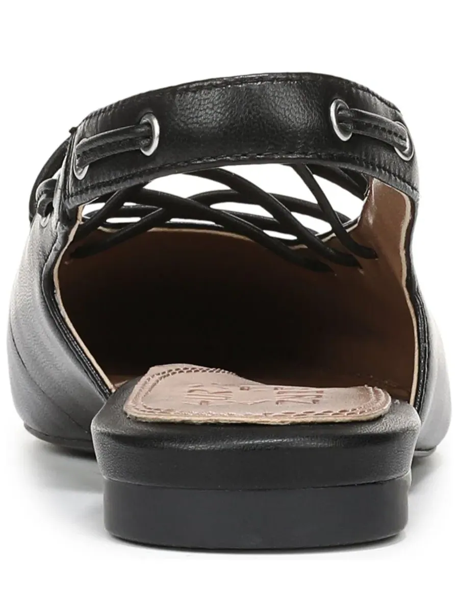 Женские балетки с кружевной шнуровкой Cove Slingback Flats Naturalizer — изображение 3 из 5, черный