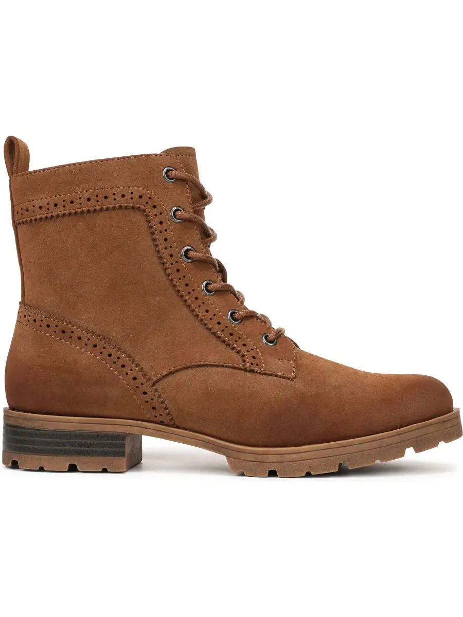 Женские ботинки на шнуровке Lena Zip Lace-Up LifeStride — изображение 2 из 5, бежевый