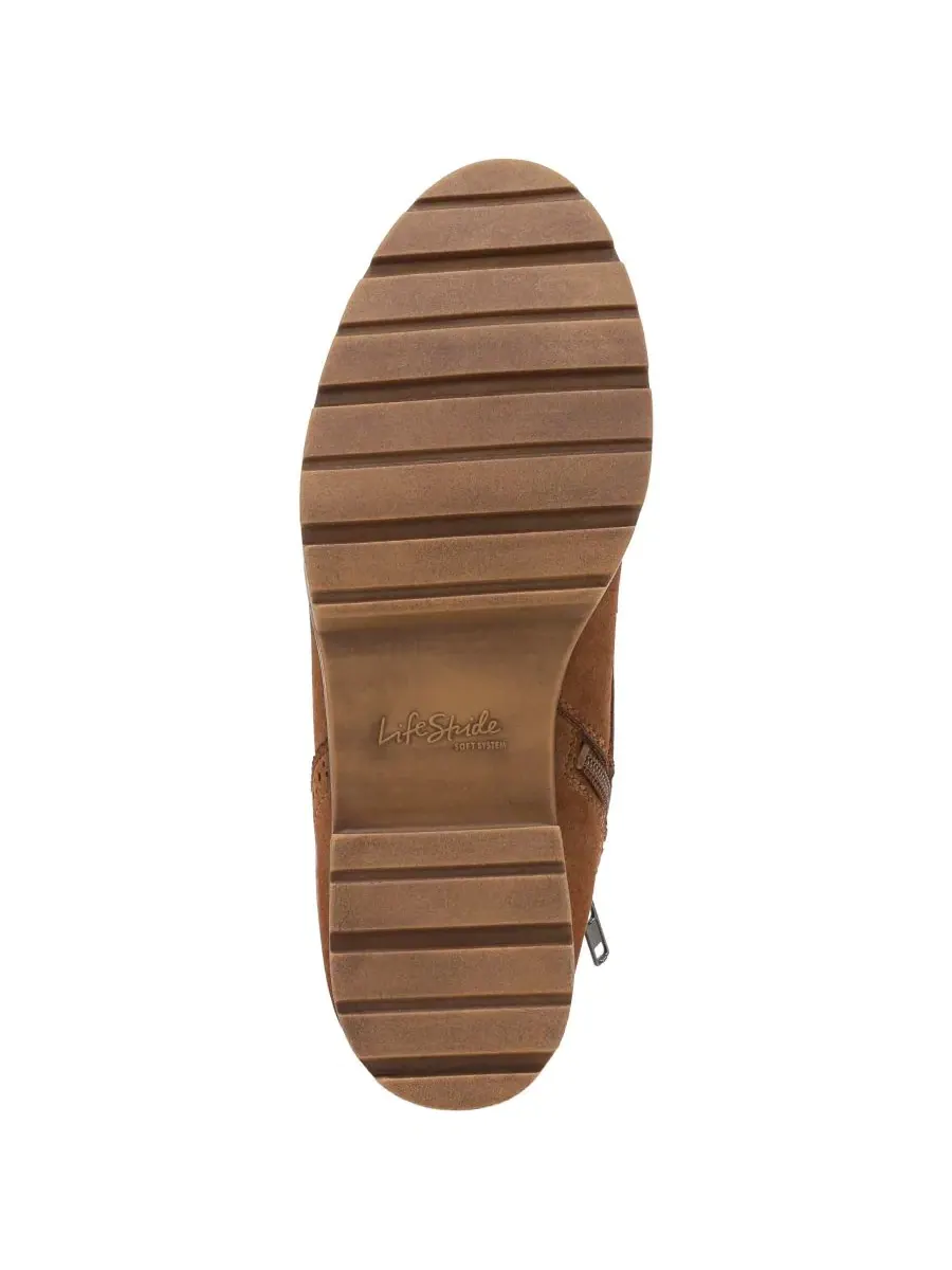 Женские ботинки на шнуровке Lena Zip Lace-Up LifeStride — изображение 5 из 5, бежевый