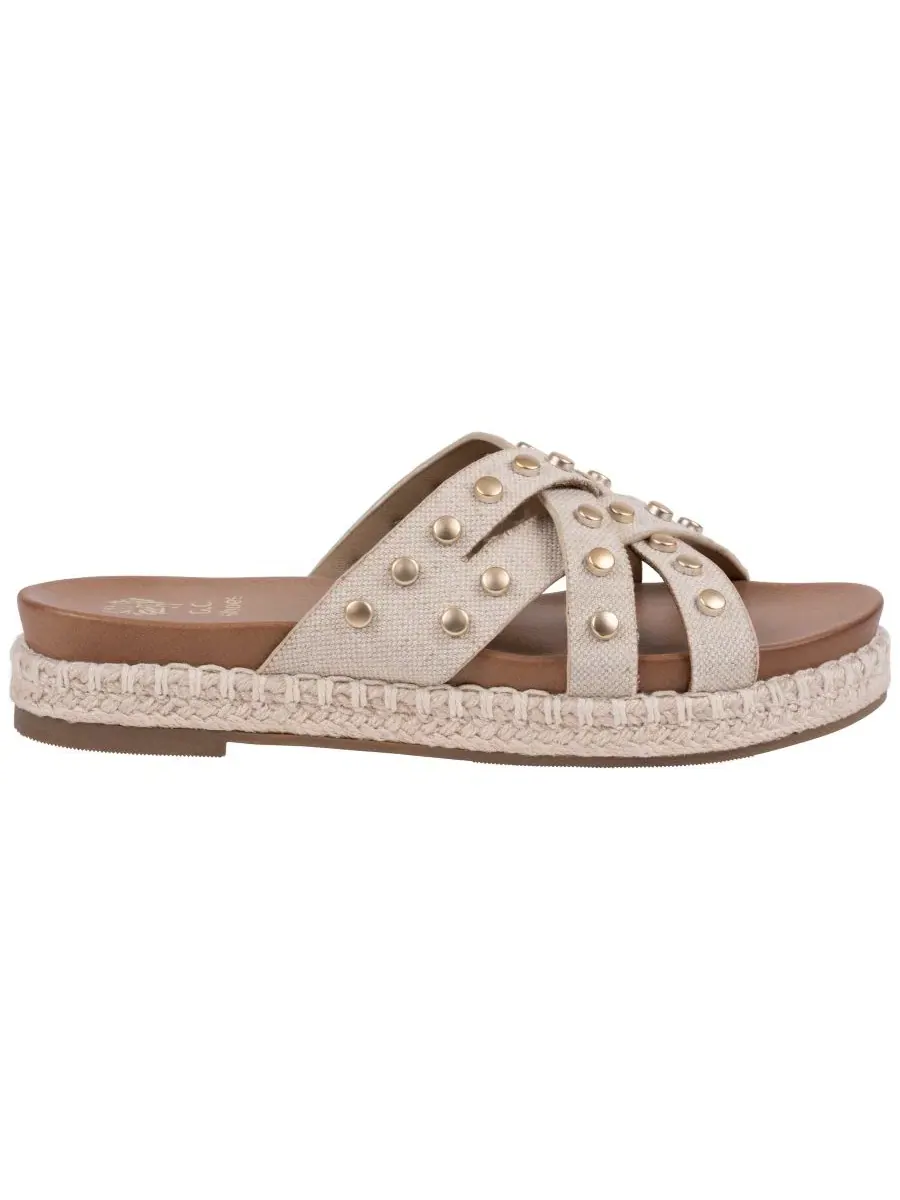 Босоножки-эспадрильи на платформе Loola Studded GC Shoes — изображение 2 из 5, прозрачный