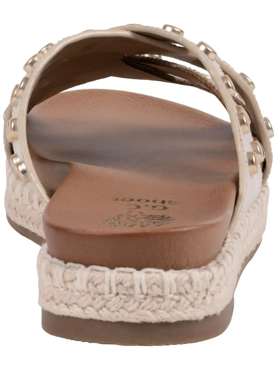 Босоножки-эспадрильи на платформе Loola Studded GC Shoes — изображение 3 из 5, прозрачный