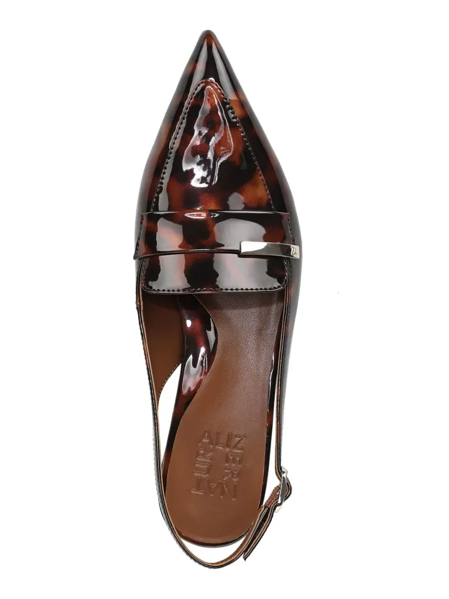 Туфли-лодочки с ремешком Sloane Slingback Pumps Naturalizer — изображение 4 из 5, коричневый