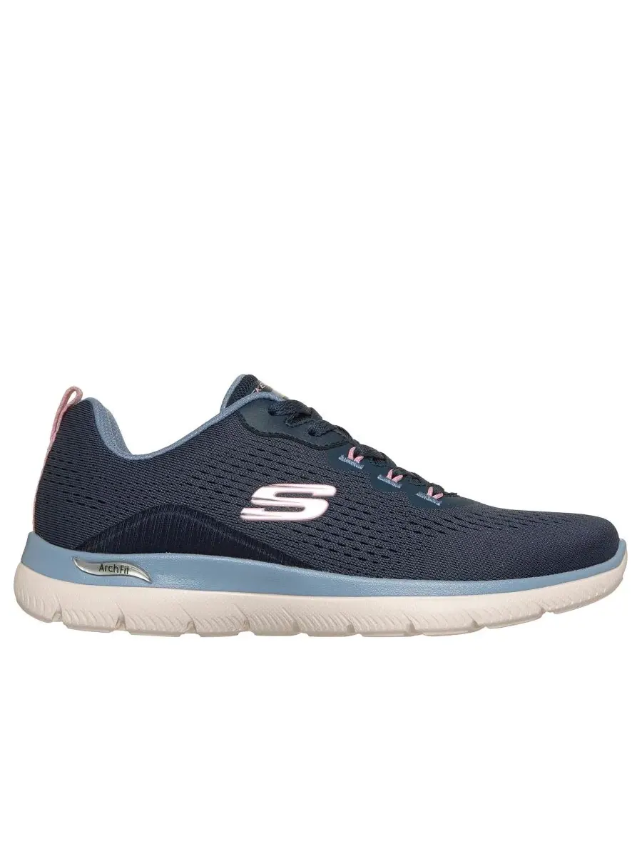 Женские слипоны: Arch Fit Summits - повседневные кроссовки Daily Flow от Finish Line Skechers — изображение 2 из 6