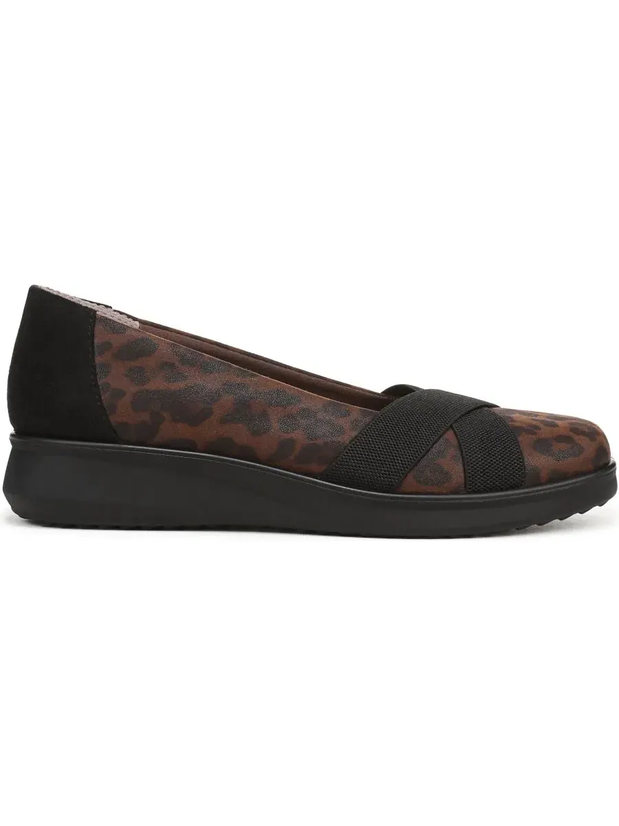 Балетки с перекрестными ремешками Fairleigh Slip-On LifeStride — изображение 2 из 5, коричневый