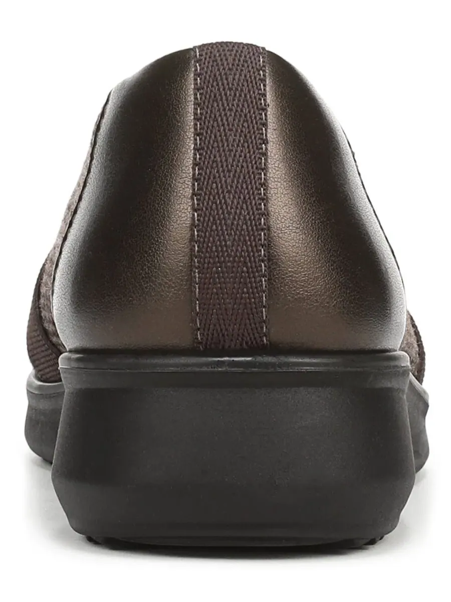 Балетки с перекрестными ремешками Fairleigh LifeStride, Dark Chocolate Houndstooth Polyester — изображение 3 из 5
