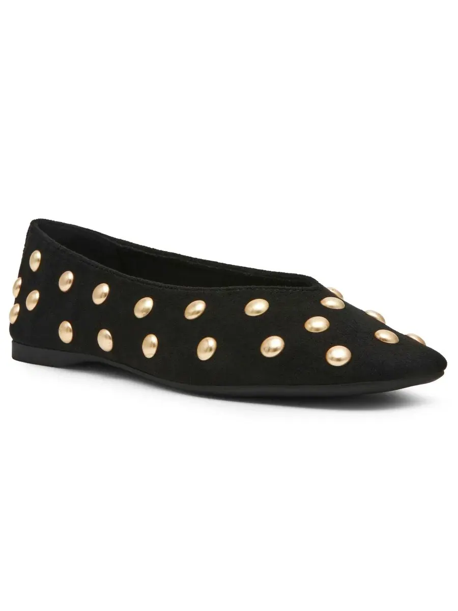 Женские туфли-лодочки Karma Studded Slip-On Flats DV Dolce Vita — изображение 1 из 7, черный
