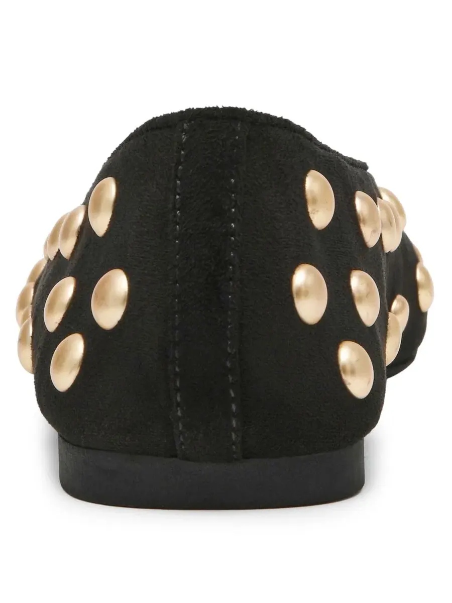 Женские туфли-лодочки Karma Studded Slip-On Flats DV Dolce Vita — изображение 3 из 7, черный