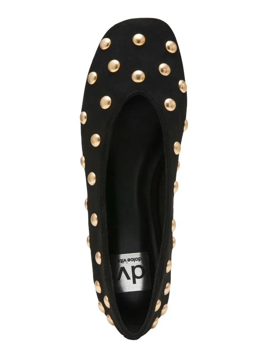 Женские туфли-лодочки Karma Studded Slip-On Flats DV Dolce Vita — изображение 4 из 7, черный