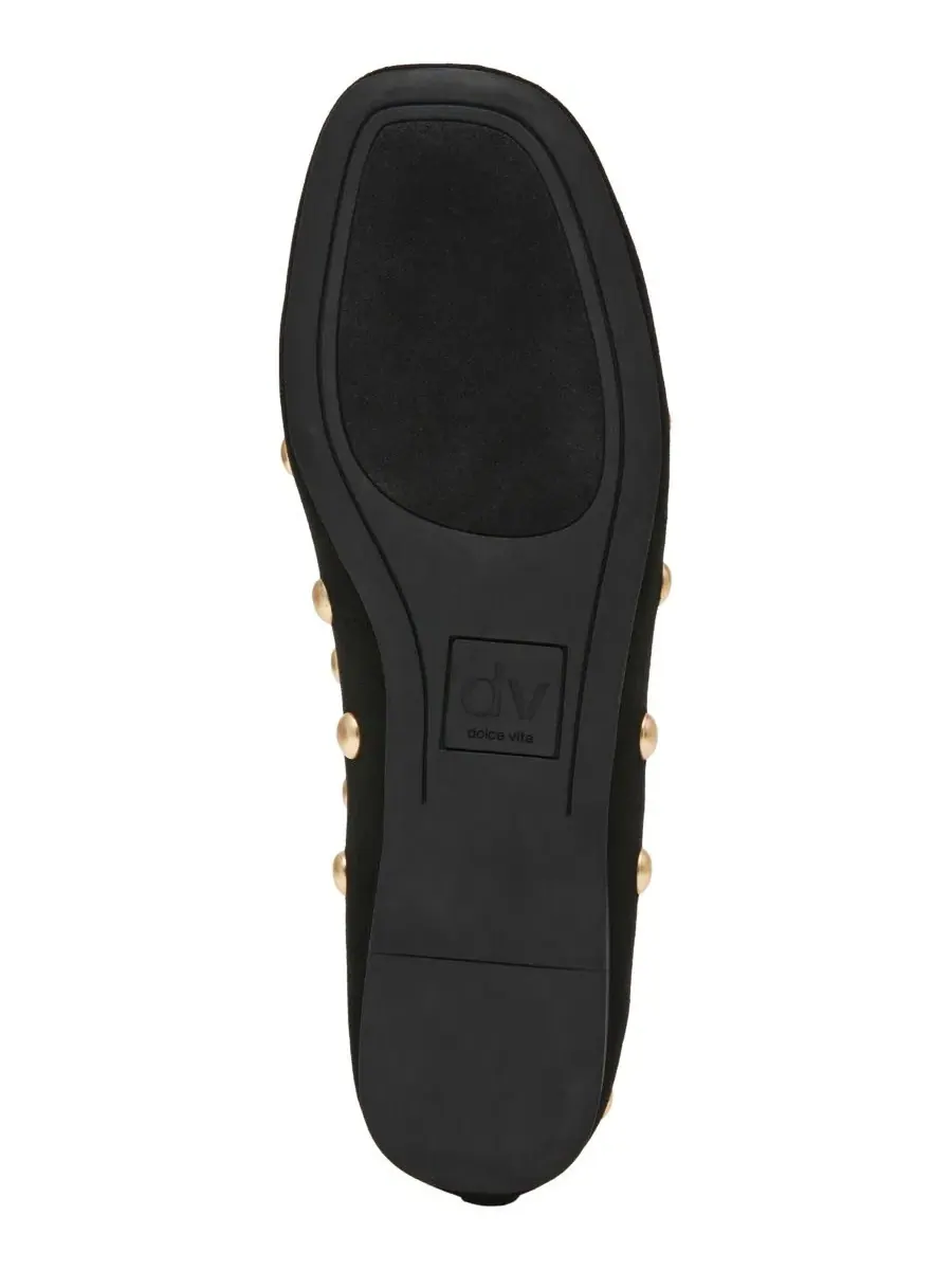 Женские туфли-лодочки Karma Studded Slip-On Flats DV Dolce Vita — изображение 5 из 7, черный