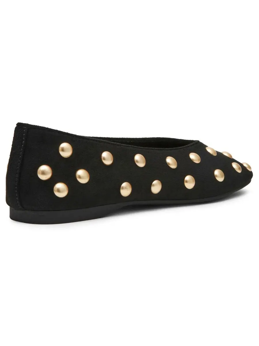 Женские туфли-лодочки Karma Studded Slip-On Flats DV Dolce Vita — изображение 6 из 7, черный