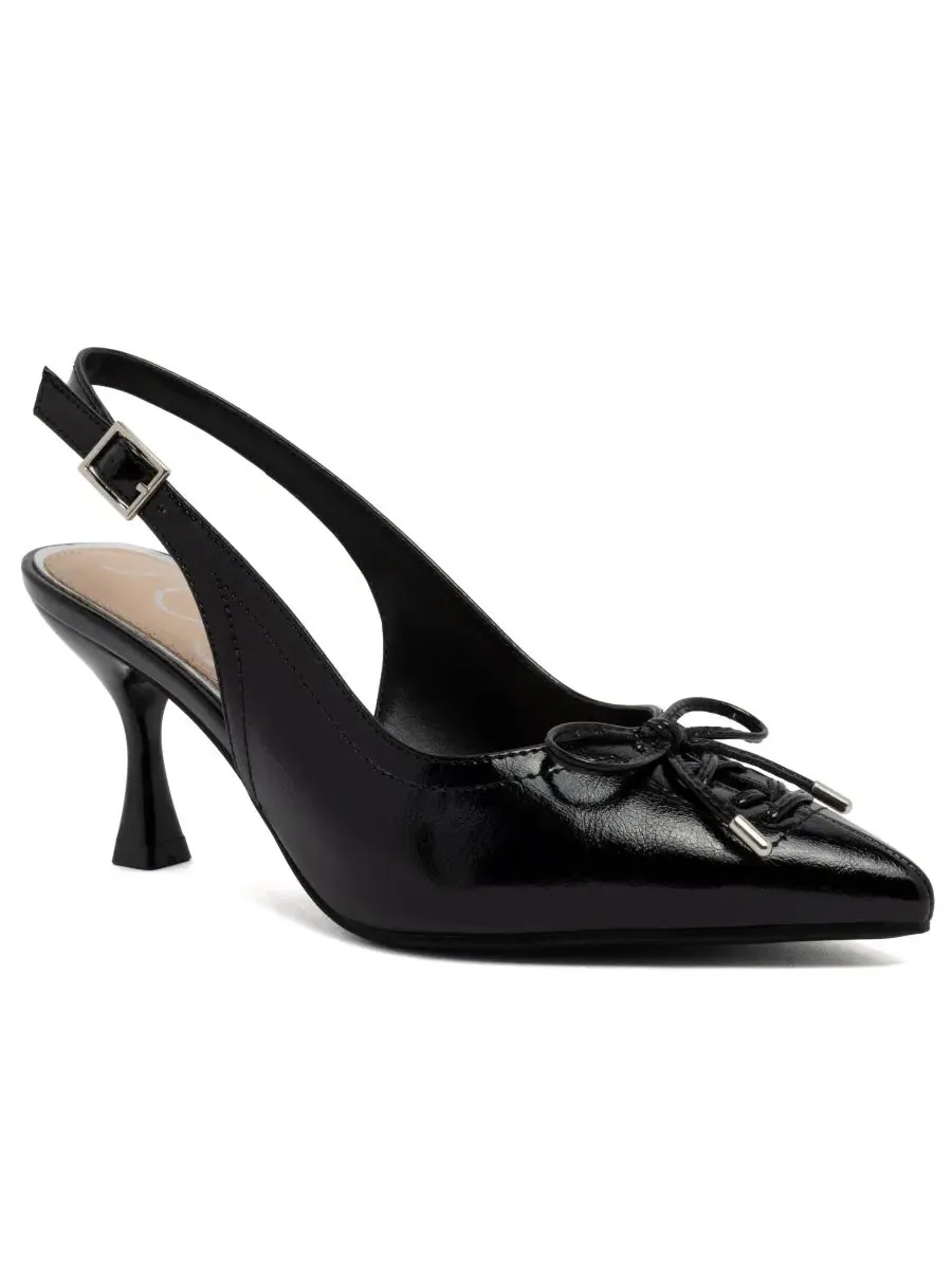 Туфли Sugar Dazzy Slingback Pointed Toe Pumps — черный