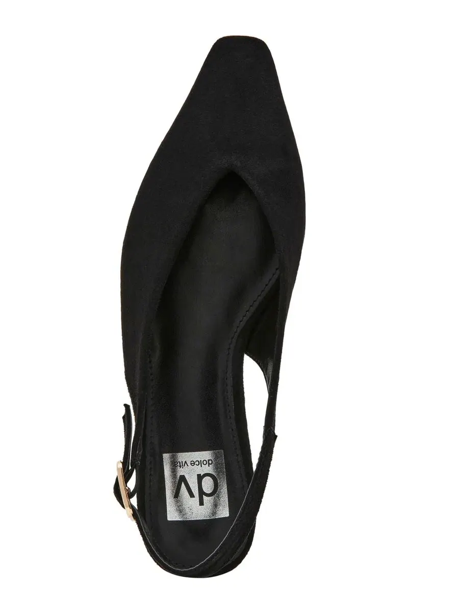 Женские туфли-лодочки Renada Snip Toe Slingback Flats DV Dolce Vita — изображение 4 из 5, черный