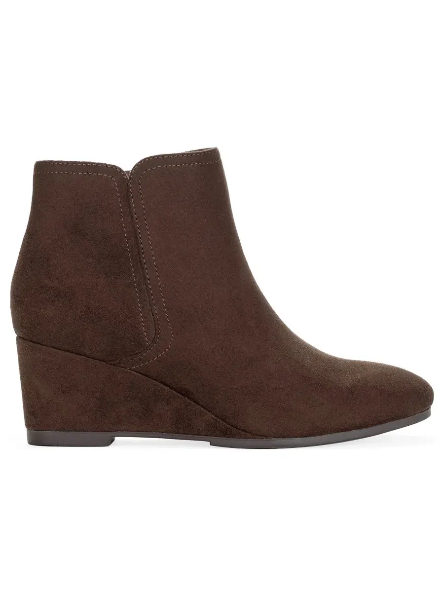 Женские ботинки-клипсы Portiaa на танкетке Style & Co — изображение 2 из 6, кофейный