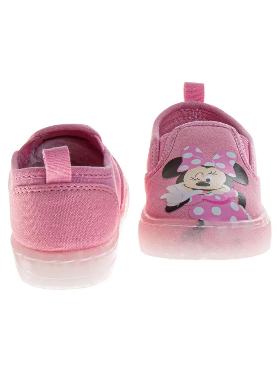 Кеды на slip-on с принтом Minnie Mouse Minnie Mouse — изображение 3 из 5, розовый