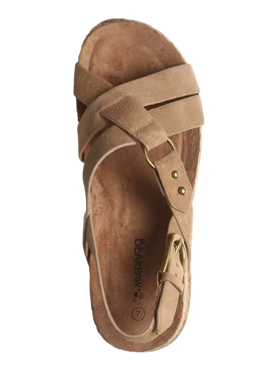 Женские сандалии Cady с круглым носком BEARPAW — изображение 3 из 5, коричневый