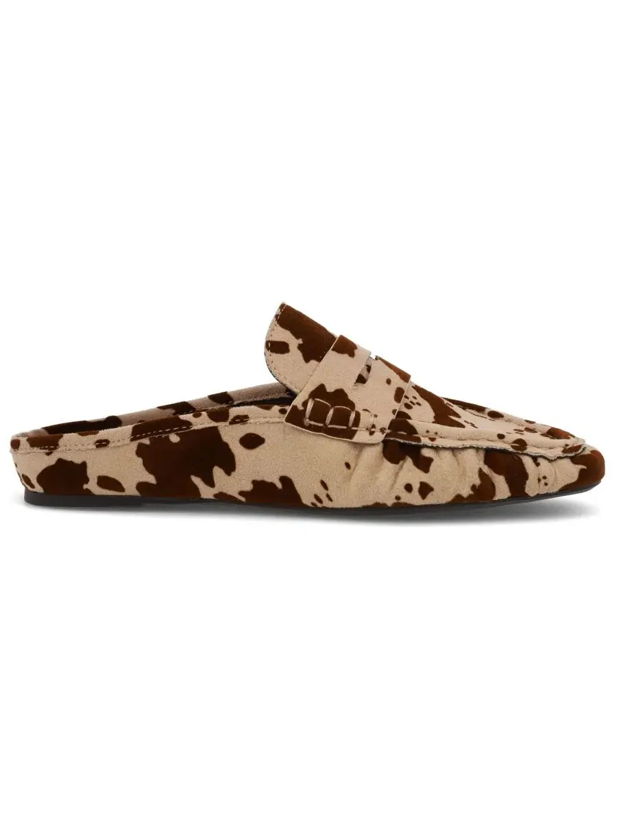 Женские лоферы-мюли Bridgetta Penny Loafer Flat Mules MIA — изображение 2 из 5, коричневый