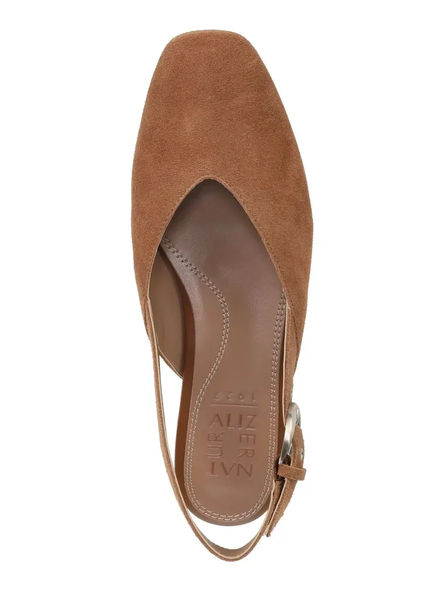 Туфли-мэри джейн без каблука Crystal Slingback Naturalizer — изображение 4 из 5, коричневый