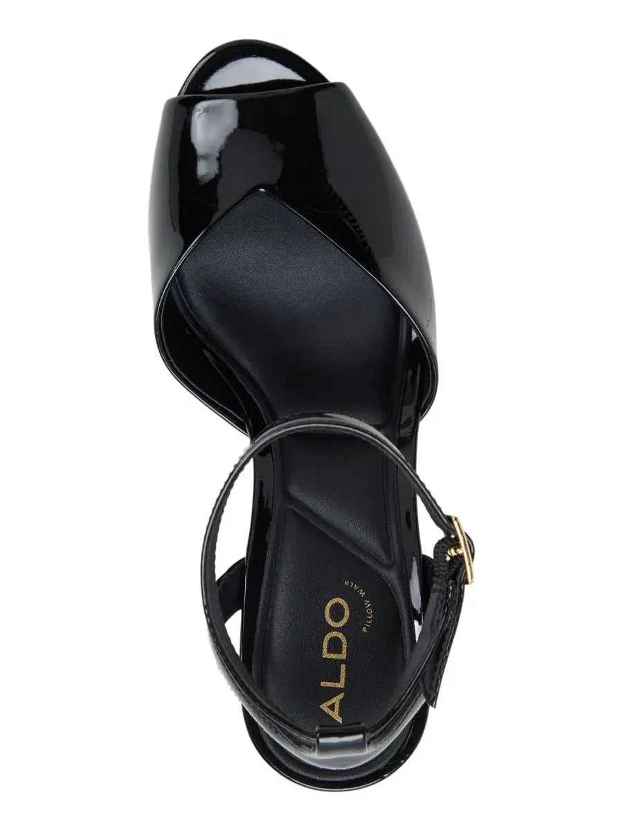 Сандалии на каблуке-блоке с закрытым мысом ALDO — изображение 4 из 5, черный