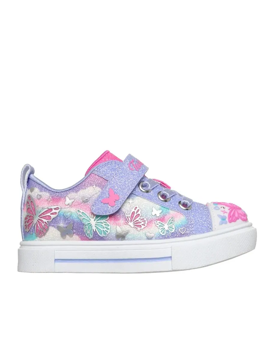Кроссовки с подсветкой Twinkle Sparks - Butterfly Sky Skechers — изображение 2 из 7, мульти